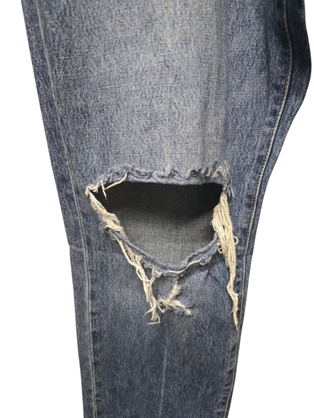 Kancan High Waist Distressed Straight Leg Cropped Jeans Sz. 27/7 - Picture 8 of 11